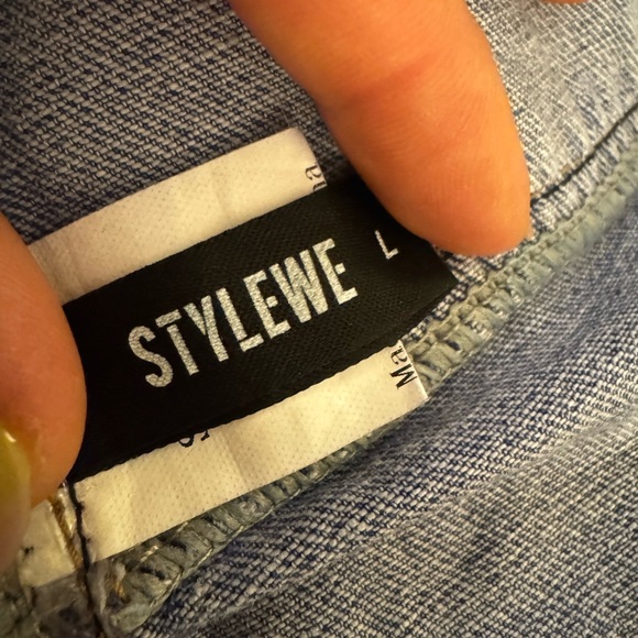 STYLEWE Blue Jean Jacket Relaxed Fit, Size L - Picture 5 of 5